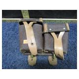 MILITARY POUCH & OIL BOTTLE