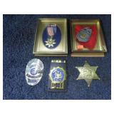 REPRODUCITON POLICE BADGES