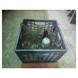 MILK, DR PEPPER & MISC BOTTLES