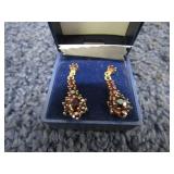 GARNET EARRINGS
