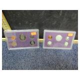 1985 & 1986 U.S. COIN PROOF SETS