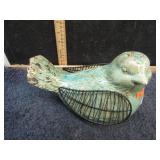 POTTERY BIRD FUGURE