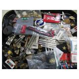 MILITARY RIBBONS, PINS, ETC