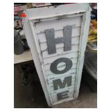 "HOME" SIGN