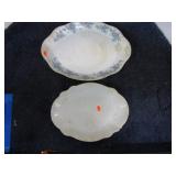 ANTIQUE SERVING PLATTERS