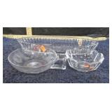 3-- HEISEY GLASS DISHES