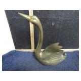 BRASS SWAN PLANTER