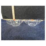 2-- HEISEY GLASS SUGAR BOWLS