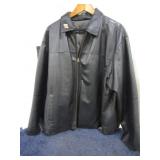 GEORGE LEATHER JACKET -- L