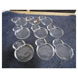 GLASS ASHTRAY COASTERS
