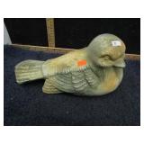CHALKWARE BIRD STATUE