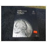 JEFFERSON NICKEL BOOK 1938 - 1961 PARTIALLY FILLED