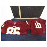 2 REDSKINS FOOTBALL JERSEYS - REED / GRIFFIN