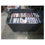LARGE TUB LOT -APROX 200+  MOVIE DVD