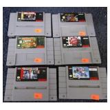SUPER NINTENDO GAME CARTRIDGES
