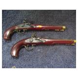 2-- NON FIRING FLINTLOCK PISTOLS