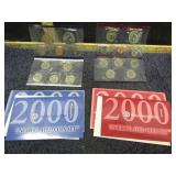 2-- 2000 UNCIRCULATED COIN SETS