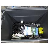 TUB LOT - VINTAGE GAME CONTROLLERS, CONSOLE, DISCS