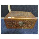 CARVED WOOD BOX