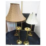 TABLE LAMPS & CANDLE HOLDERS