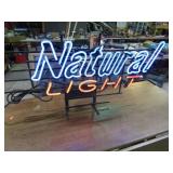 NEON NATURAL LIGHT BEER SIGN
