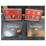 2-- 1980 U.S. COIN PROOF SETS