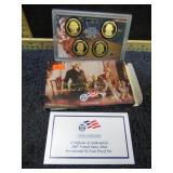 2007 U.S. MINT PRESIDENTIAL $1 COIN PROOF SET