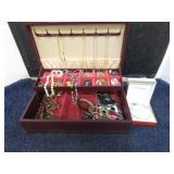COSTUME JEWELRY & BOX