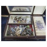 COSTUME JEWELRY & BOX