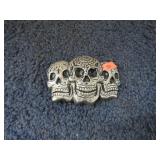 SKULL BELT BUCKLE