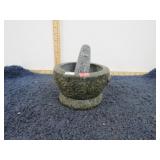 MARBLE MORTER & PESTLE