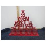 CHRISTMAS CANDLE HOLDER