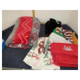HOLIDAY SCARF, TOWELS, HAT & BLANKET