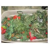 CHRISTMAS GARLAND, WREATH, ETC