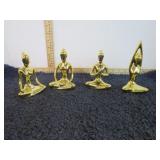 4-- MEDITATION FIGURINES