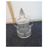 CUT CRYSTAL JAR