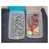 MARTIAL ARTS CHAIN WHIP & IRON RINGS