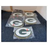 5-- NFL GREENBAY FOAM MAGNETS
