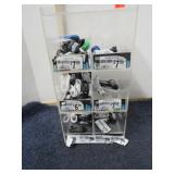 ASSORTED USB CORDS & STORE DISPLAY