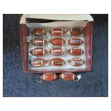 14-- FOOTBALL TEAM PILL FOB KEY RINGS