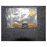 GERMAN CLOSE COMBAT PIN -- UNSURE IF AUTHENTIC