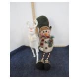 REINDEER & SNOWMAN