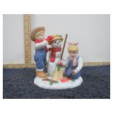 DENIM DAYS FIGURE "HOLIDAY TIME SNOWMAN"