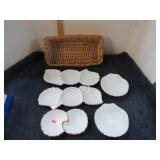 BASKET & SHELL DISHES