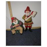 FISHING & FIRMAN SANTA FIGURES