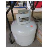 PARTIALLY FILLED 20lb PROPANE TANK