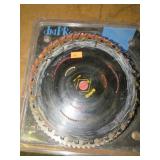 ASSORTED USED CIRCULAR SAW BLADES