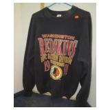 REDSKINS SWEAT SHIRT --  XL