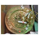 BRASS WALL PLAQUE & WINDOW LIGHTS