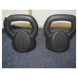 2-- 5lb KETTLE BELL WEIGHTS